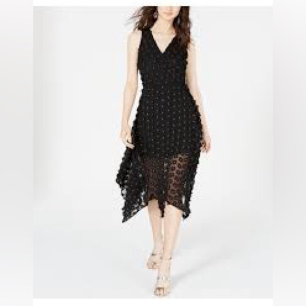 Kensie Beautiful Floral appliqué Dress. Size 8.